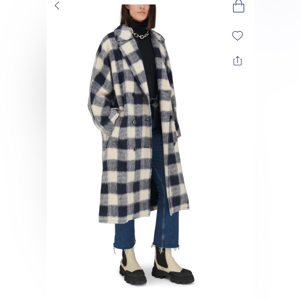 Stand Studio Blue and Gray Coat